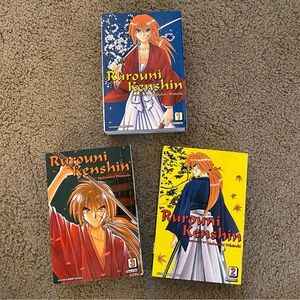 Rurouni Kenshin English Manga Set Volumes 1-3